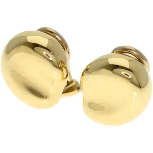 Pre-owned Jewellery, female, , Size: ONE SIZE Pre-owned Gold earrings - Tiffany & Co. Pre-owned - Modalova