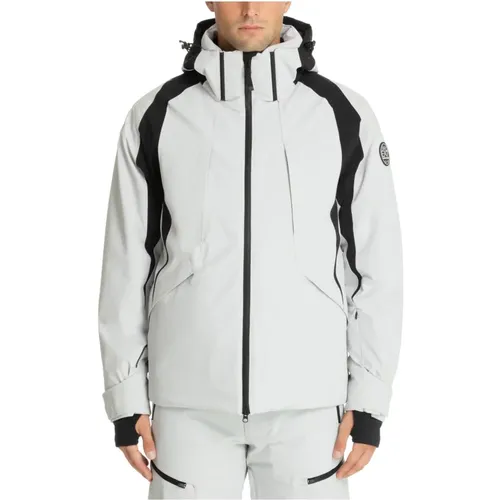 Multicolour Ski Jacket with Hood , male, Sizes: M - Emporio Armani EA7 - Modalova