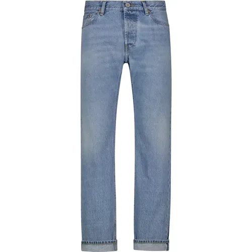 Light Summer Jeans , male, Sizes: W36, W34, W35 - Tela Genova - Modalova