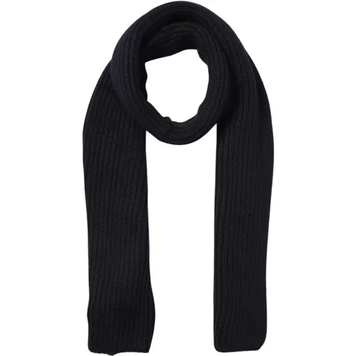 Winter Scarves, male, , Size: ONE SIZE Wool Logo Scarf - Dondup - Modalova