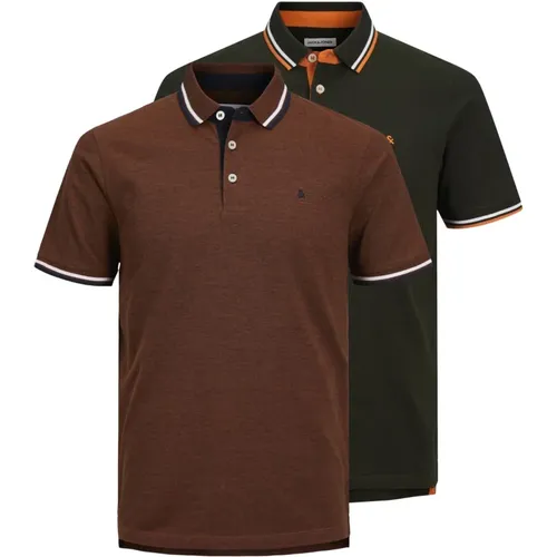 Paulos Poloshirt Paket , Herren, Größe: M - jack & jones - Modalova