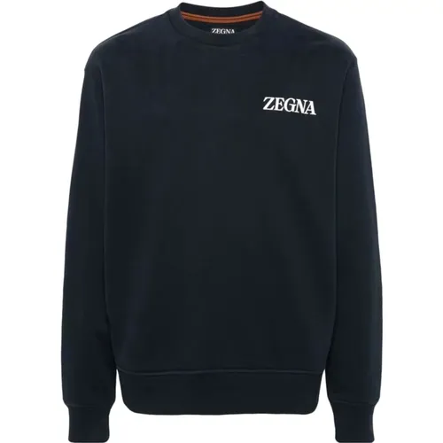 Stylischer Sweatshirt für Männer , Herren, Größe: L - Ermenegildo Zegna - Modalova