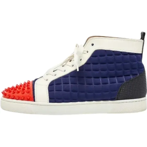 Pre-owned Sneakers, male, , Size: 10 US Pre-owned Leather sneakers - Christian Louboutin Pre-owned - Modalova