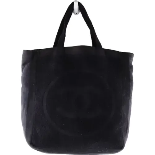 Pre-owned Tote Bags, female, , Size: ONE SIZE Pre-owned Cotton chanel-bags - Chanel Vintage - Modalova