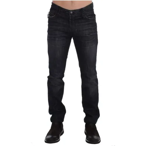 Graue Slim Fit Denim Jeans - Costume National - Modalova