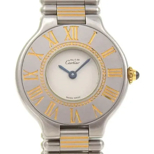 Pre-owned Watches, female, , Size: ONE SIZE Pre-owned Stainless Steel watches - Cartier Vintage - Modalova