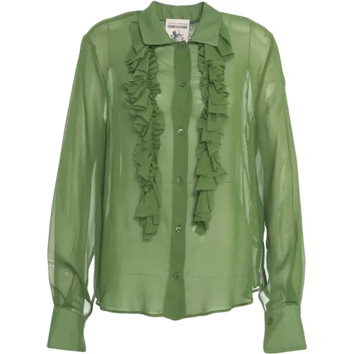 Blouses, female, , Size: S Alejandra Blouse - Semicouture - Modalova