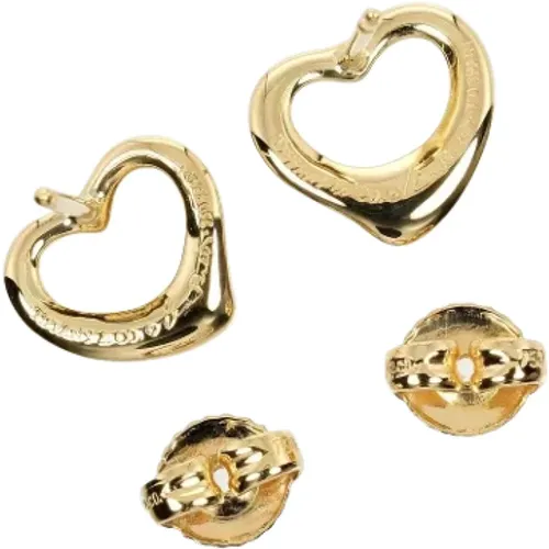 Pre-owned Jewellery, female, , Size: ONE SIZE Pre-owned Gold earrings - Tiffany & Co. Pre-owned - Modalova