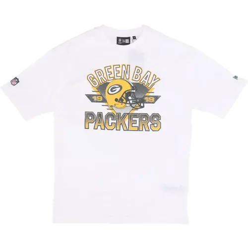 T-Shirts, male, , Size: L Green Bay Packers Football Tee Oversize - new era - Modalova