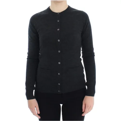 Wool Button Cardigan Sweater , female, Sizes: 3XS, 2XS - Dolce & Gabbana - Modalova