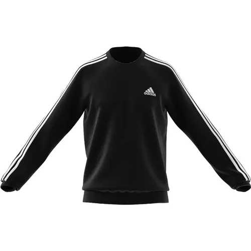 M 3S Fl Swt Schwarzes Sweatshirt , Herren, Größe: 2XL - Adidas - Modalova