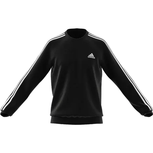 M 3S Fl Swt Schwarzes Sweatshirt , Herren, Größe: XS - Adidas - Modalova