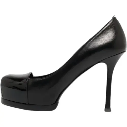 Pre-owned Pumps, female, , Size: 6 US Pre-owned Leather heels - Yves Saint Laurent Vintage - Modalova