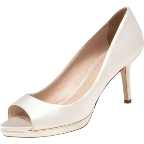 Pre-owned Satin heels , female, Sizes: 5 1/2 UK - Miu Miu Pre-owned - Modalova