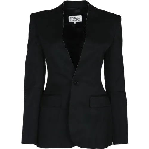 Blazers, female, , Size: 3XS Stylish Blazers and Vests Collection - MM6 Maison Margiela - Modalova