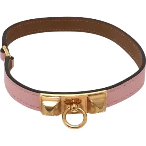 Pre-owned Jewellery, female, , Size: ONE SIZE Pre-owned Leather bracelets - Hermès Vintage - Modalova