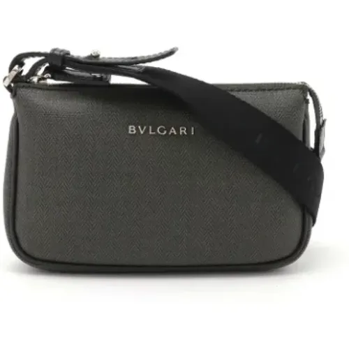 Pre-owned Leather shoulder-bags , unisex, Sizes: ONE SIZE - Bvlgari Vintage - Modalova