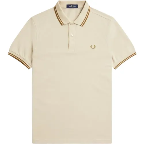 Polo Shirts, male, , Size: 2XL Classic Twin Tipped Polo Shirt - Fred Perry - Modalova