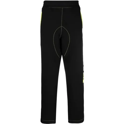 Schwarze lässige Hose Moschino - Moschino - Modalova