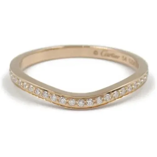 Pre-owned Jewellery, female, , Size: ONE SIZE Pre-owned Rose Gold rings - Cartier Vintage - Modalova