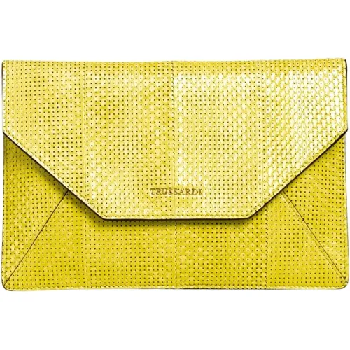 Leder Damen Clutch Tasche Trussardi - Trussardi - Modalova