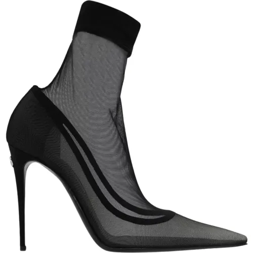Heeled boots , female, Sizes: 5 UK, 8 UK, 7 UK - Dolce & Gabbana - Modalova