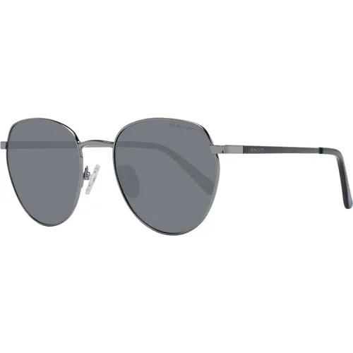 Gunmetal Runde Verspiegelte Sonnenbrille - Gant - Modalova