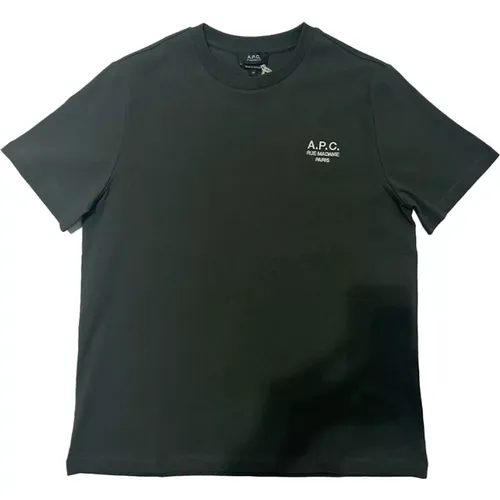 Bio Jersey T-Shirt Standard Rue Madame , Herren, Größe: M - A.P.C. - Modalova