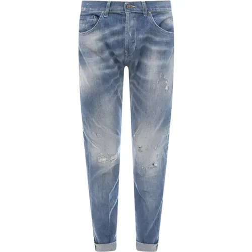 Schmal geschnittene Jeans , Herren, Größe: W29 - Dondup - Modalova
