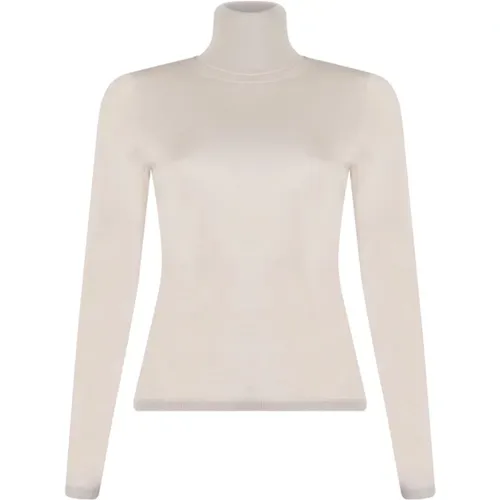 Kaschmir Rollkragenpullover mit Reißverschluss , Damen, Größe: M - Max Mara - Modalova