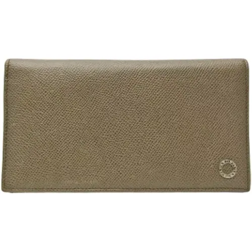 Pre-owned Leather wallets , female, Sizes: ONE SIZE - Bvlgari Vintage - Modalova