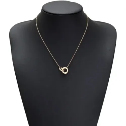 Pre-owned Jewellery, female, , Size: ONE SIZE Pre-owned Rose Gold necklaces - Cartier Vintage - Modalova