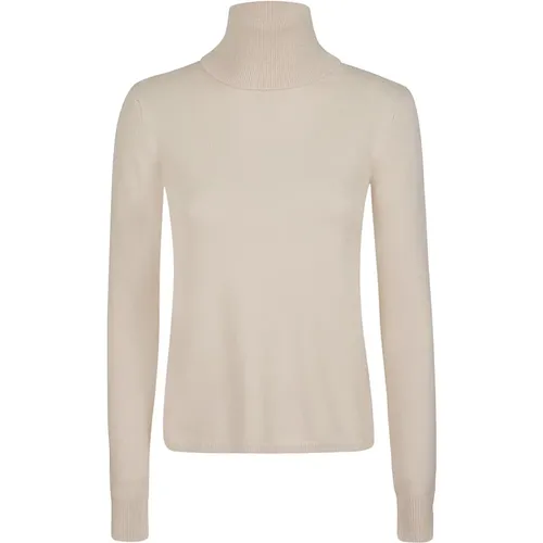 Turtlenecks, female, , Size: M Cashmere Turtleneck Sweater - Max Mara Studio - Modalova
