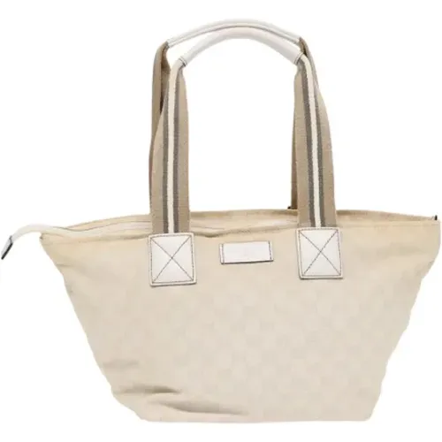 Pre-owned Tote Bags, female, , Size: ONE SIZE Pre-owned Canvas gucci-bags - Gucci Vintage - Modalova