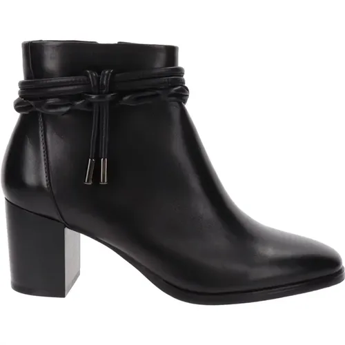 Leather Zip Closure Women Ankle Boots , female, Sizes: 2 UK, 4 UK, 3 UK - Cinzia Soft - Modalova