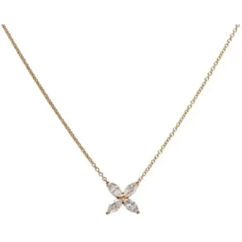 Pre-owned Jewellery, female, , Size: ONE SIZE Pre-owned Rose Gold necklaces - Tiffany & Co. Pre-owned - Modalova