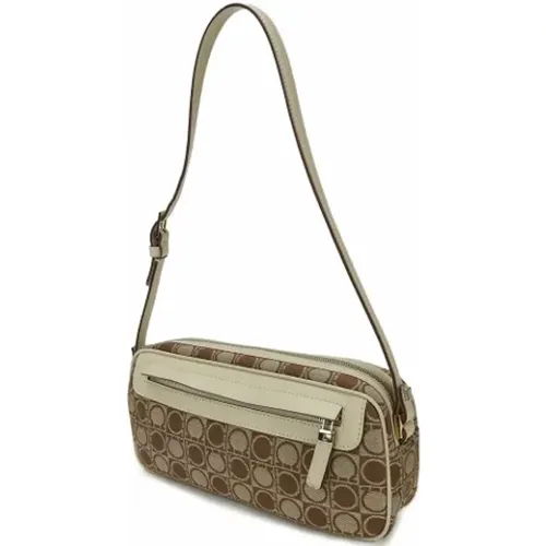 Pre-owned Shoulder Bags, female, , Size: ONE SIZE Pre-owned Fabric shoulder-bags - Salvatore Ferragamo Pre-owned - Modalova