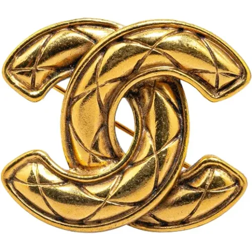 Pre-owned Metal brooches , female, Sizes: ONE SIZE - Chanel Vintage - Modalova