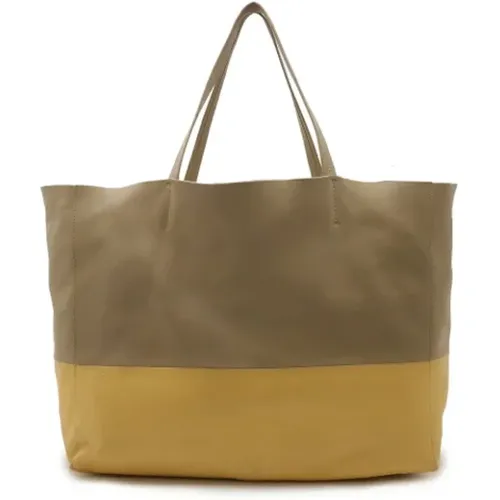 Pre-owned Tote Bags, female, , Size: ONE SIZE Pre-owned Leather celine-bags - Celine Vintage - Modalova