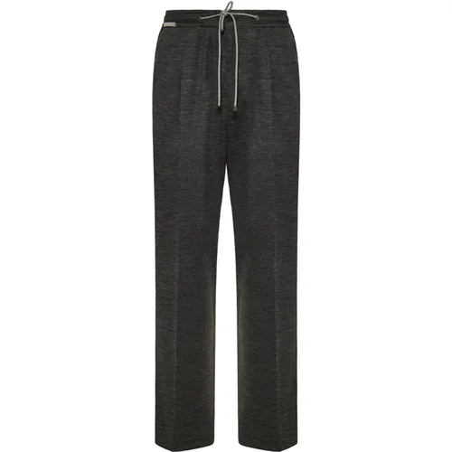 Wool drawsting pants , male, Sizes: 2XL - Corneliani - Modalova