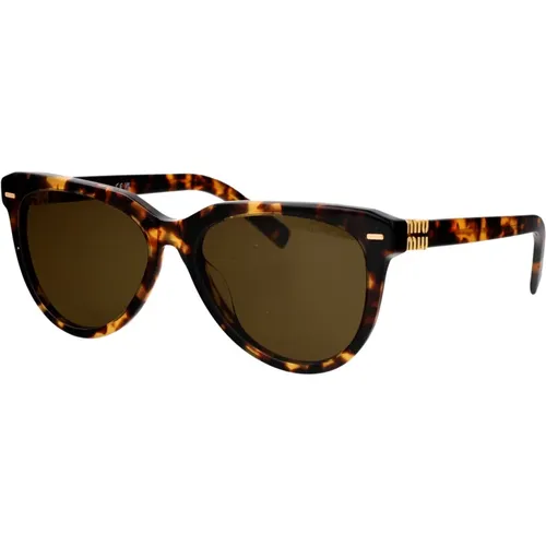 Stylish Sunglasses with 0MU 12Zs Design , female, Sizes: 56 MM - Miu Miu - Modalova