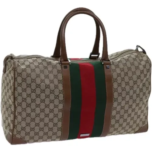 Pre-owned Canvas travel-bags , female, Sizes: ONE SIZE - Gucci Vintage - Modalova