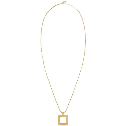 Aurelia Charm Gold-Plated Necklace , female, Sizes: ONE SIZE - IVI - Modalova
