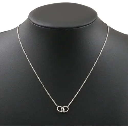 Pre-owned Jewellery, female, , Size: ONE SIZE Pre-owned Silver necklaces - Tiffany & Co. Pre-owned - Modalova