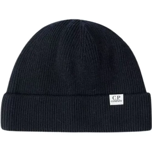 Beanies, unisex, , Size: ONE SIZE Ribbed Re-Wool Beanie - C.P. Company - Modalova