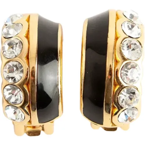 Pre-owned Jewellery, female, , Size: ONE SIZE Pre-owned Metal earrings - Dior Vintage - Modalova