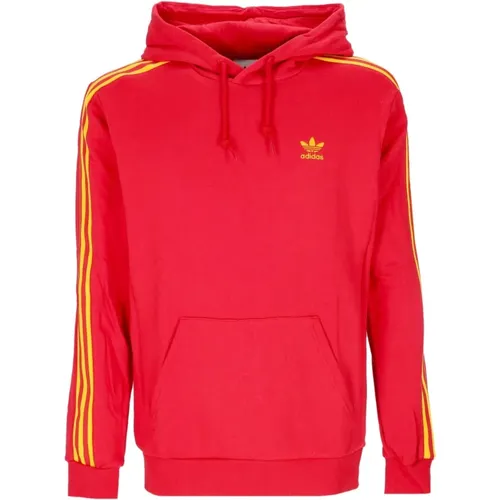 Hoodies, male, , Size: L Nation Hoody Lightweight Sweatshirt /Gold - Adidas - Modalova