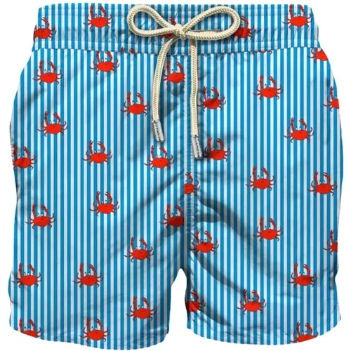 Crab Print Swimwear , male, Sizes: S, XL, L - MC2 Saint Barth - Modalova