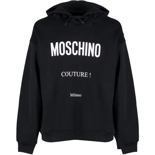 Hoodies, male, , Size: M Classic Label Hoodie in - Moschino - Modalova