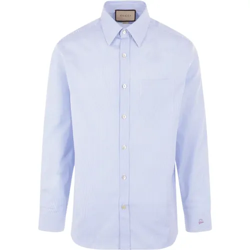 Classic Striped Shirt , male, Sizes: L, XL - Gucci - Modalova